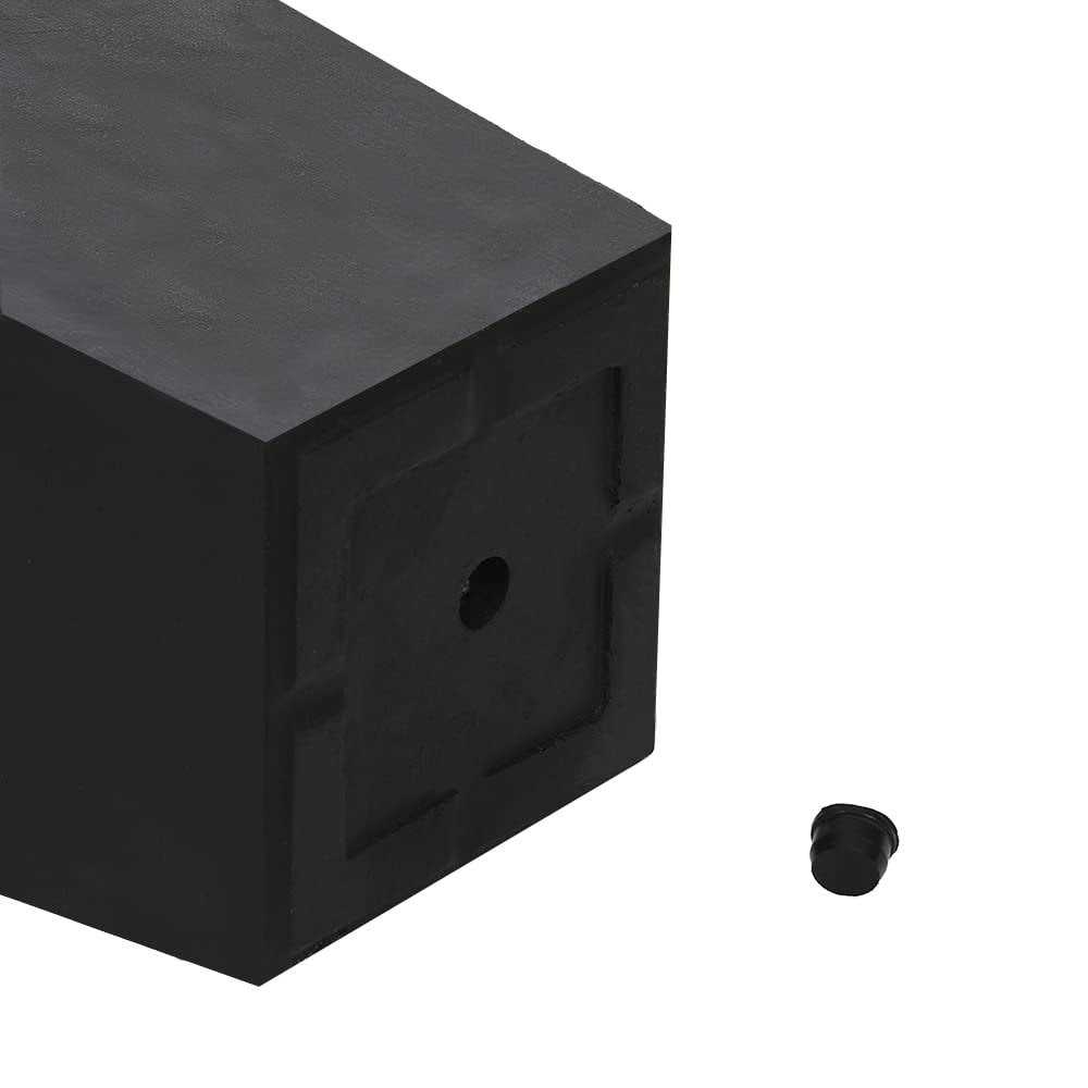 Luxen Home Black MgO H Tall Tapered Planter - Image 5