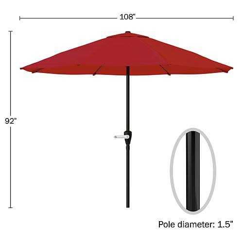 Pure Garden Patio Umbrella Crank - Image 5