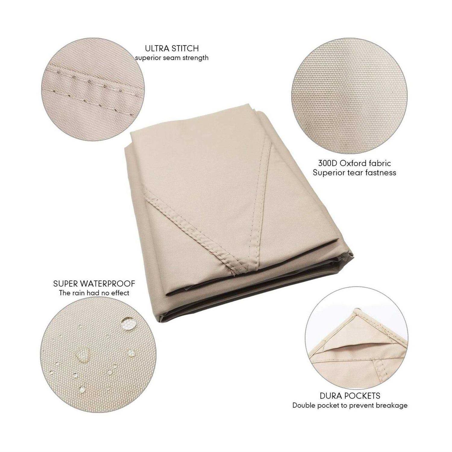 Ontheway 5ft x 8ft Double Tiered Replacement Canopy Grill Bbq Gazebo Roof Top - Image 4