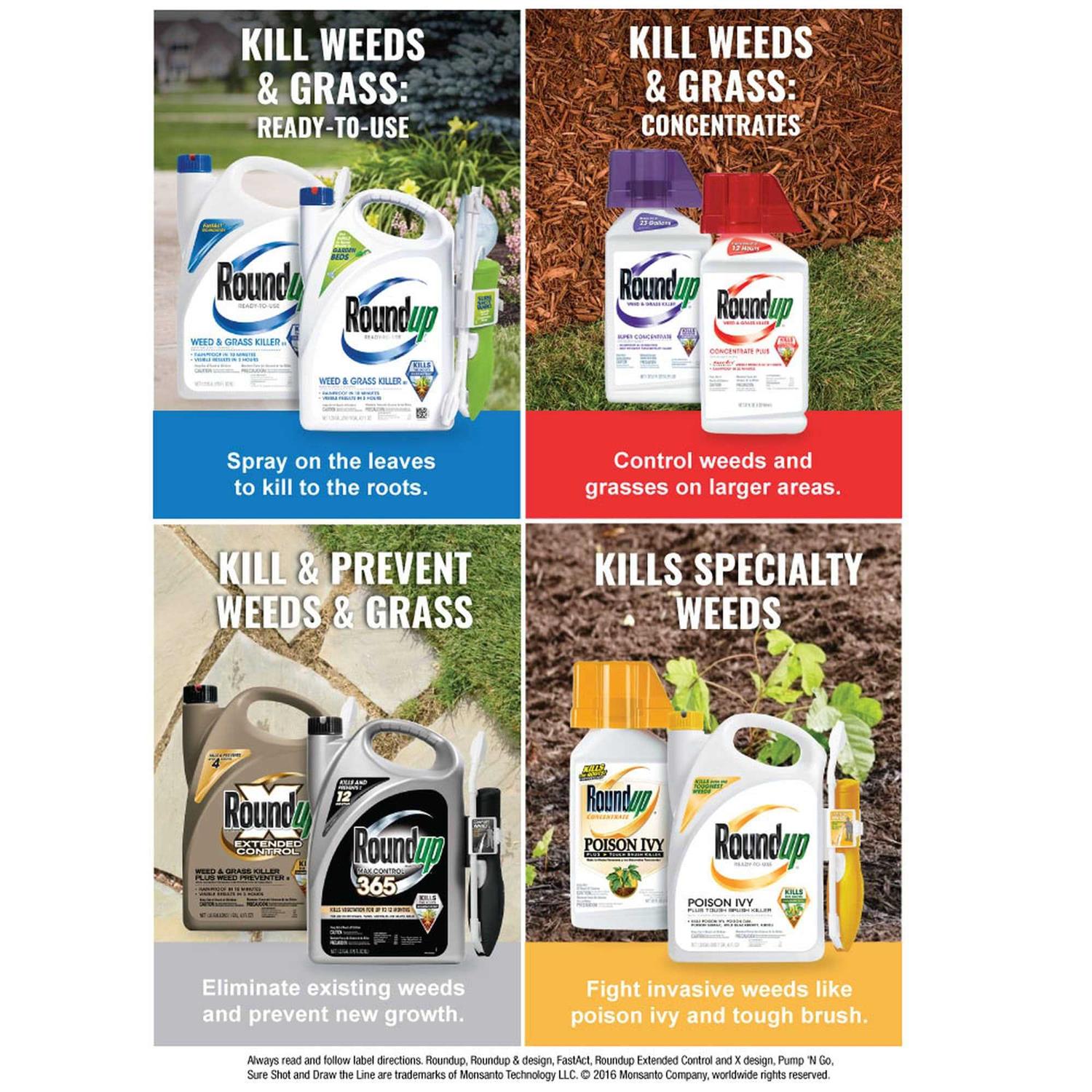 Roundup Ready-To-Use Weed & Grass Killer III Refill - Image 5