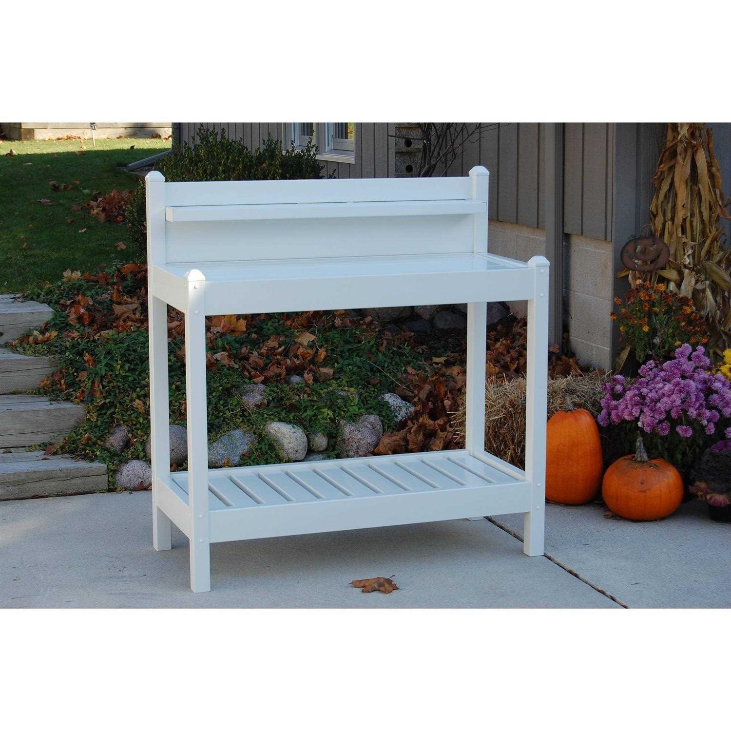 Dura-Trel Greenfield Vinyl Potting Bench - Image 3