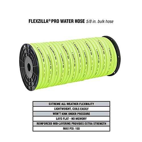 Flexzilla Pro Water Hose 5/8 x 250 HFZW58250YW - Image 4