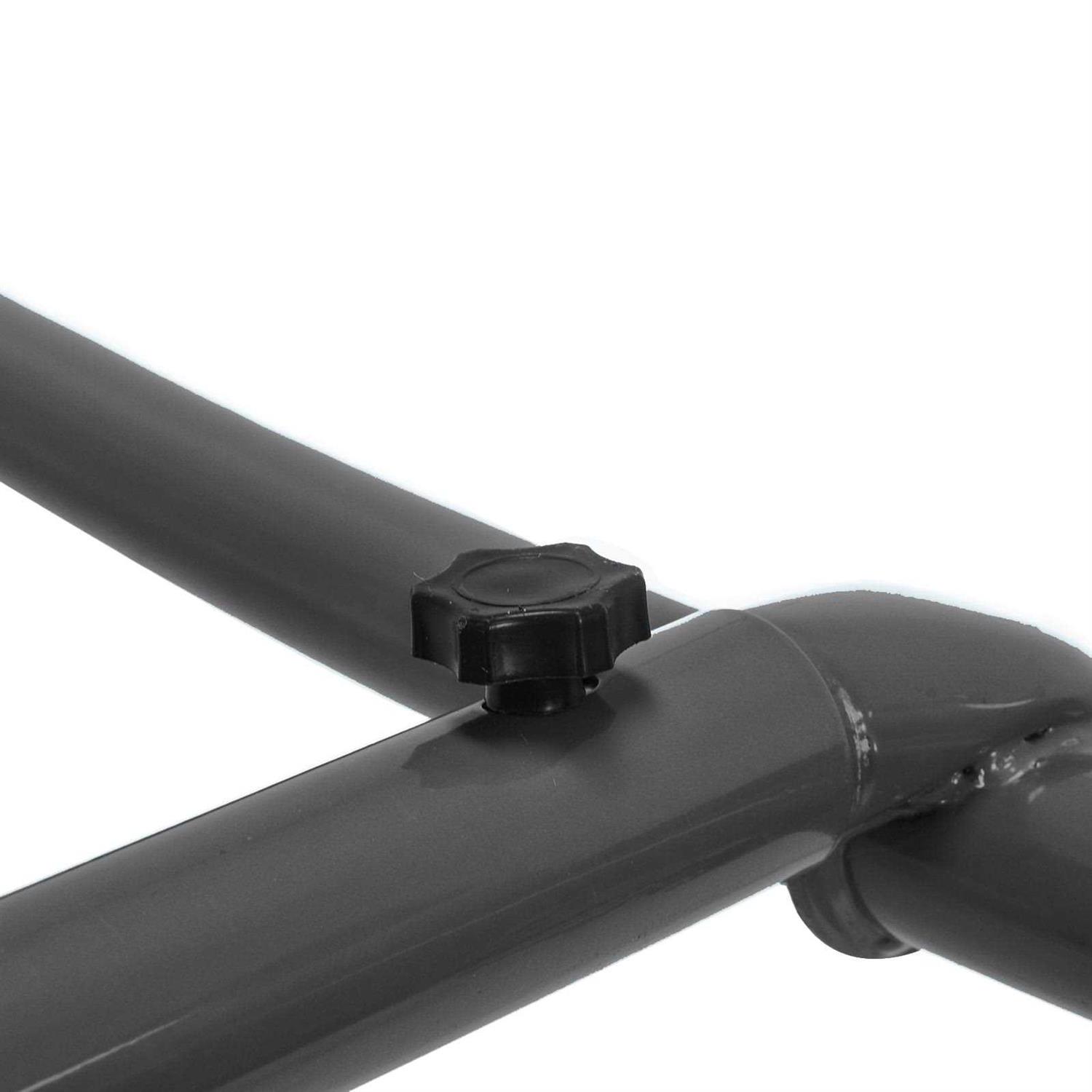 Equip Steel Gray Hammock Stand Open - Image 3