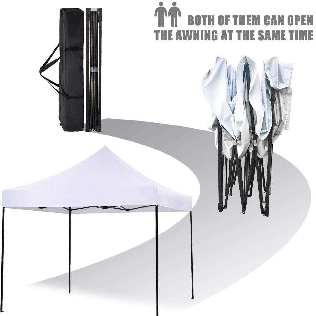 Pop Up Canopy 10x10 Pop Up Canopy Tent Party Tent Ez Up Canopy Sun Shade Wedding Instant Folding Protable Better Air Circulation Outdoor Gazebo - Image 3