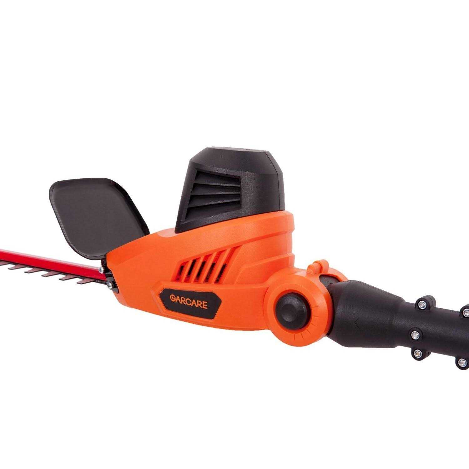 GARCARE Electric Hedge Trimmer with 20 inch Dual-Action Laser Cut - Image 4