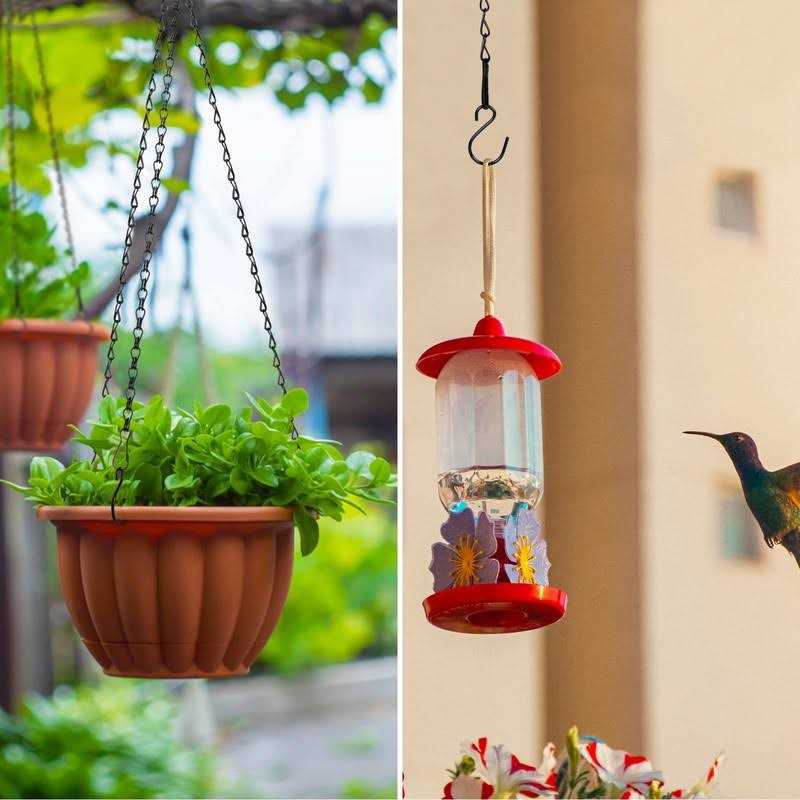 RIFNY Hanging Chains with Hooks Black Chain for Hanging Bird Feeders Planters Baskets Billboards Lanterns Wind Chimes Ornaments - Image 4