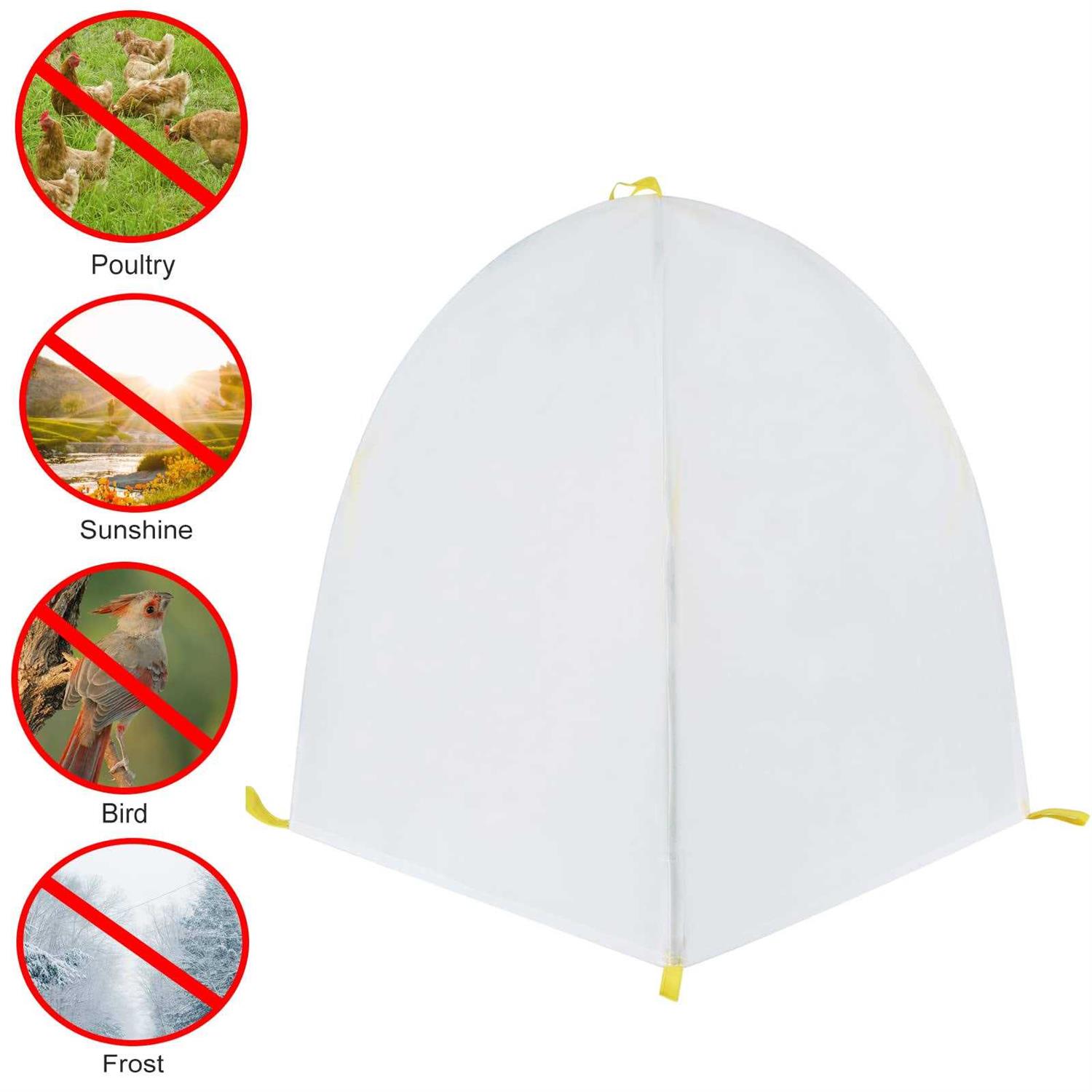 Plant Covers Freeze Protection,Plant Protector and Cover,Plant Protection Tent,Protecting Fruit Tree Potted Plants and Shrub from Freezing Animals - Image 5