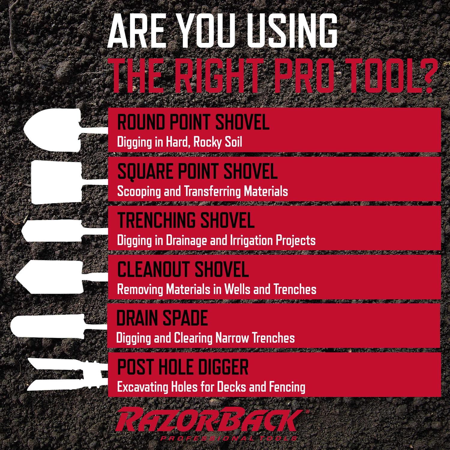 Razorback Industrial All Steel Spade 163105000 - Image 3