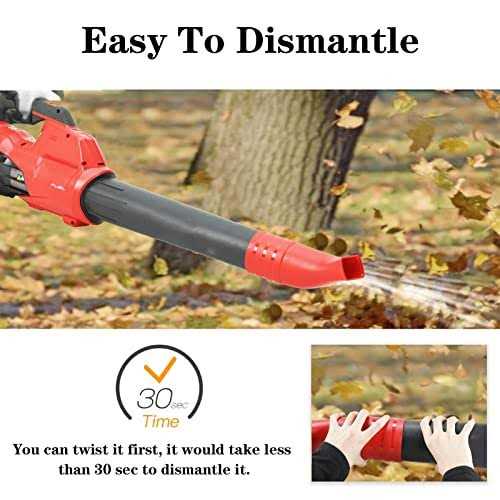 Rozlchar Flat Bend Nozzle For Milwaukee M18 Fuel Leaf Blower Work For Milwaukee M18 2724-20 & 2724-21 - Image 3