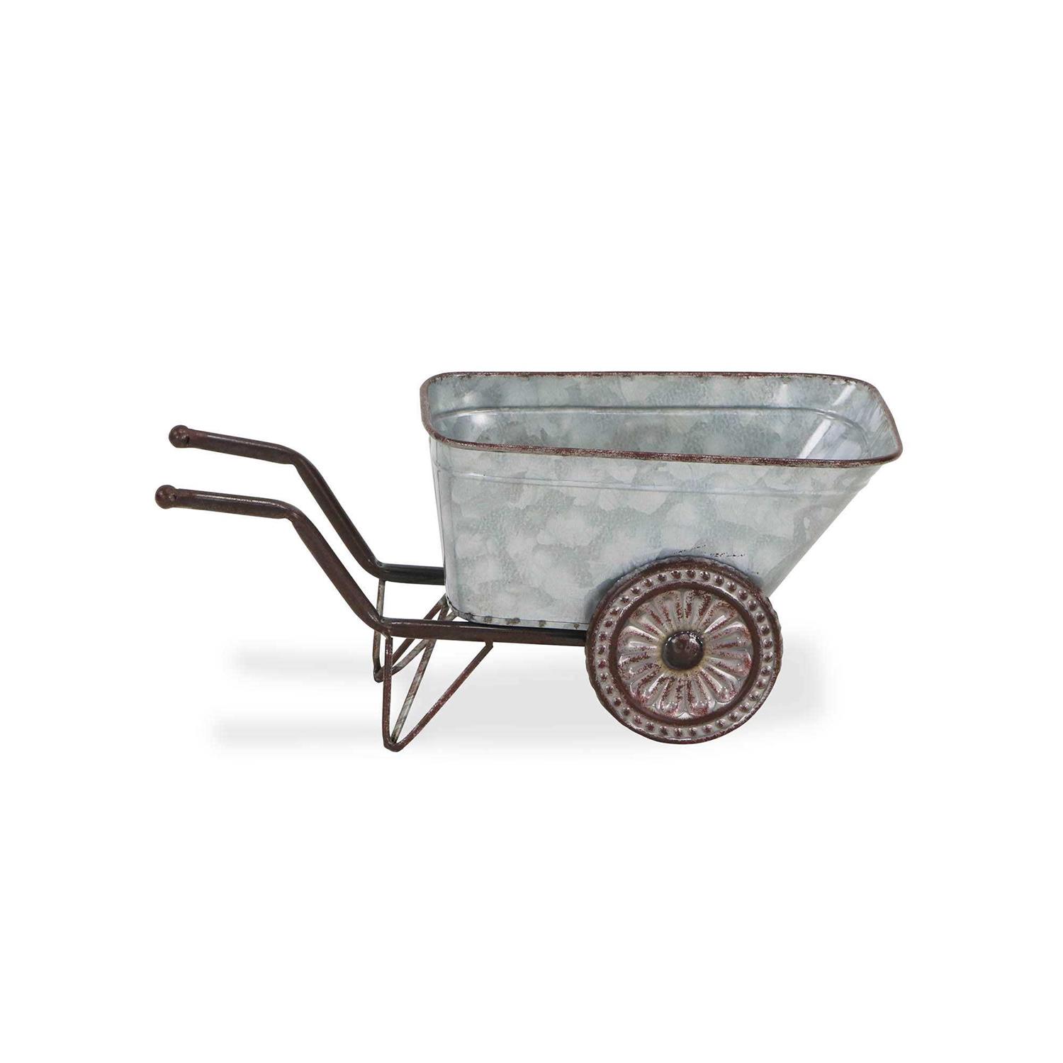 Farmhouse style wheelbarrow themed planter - Image 3