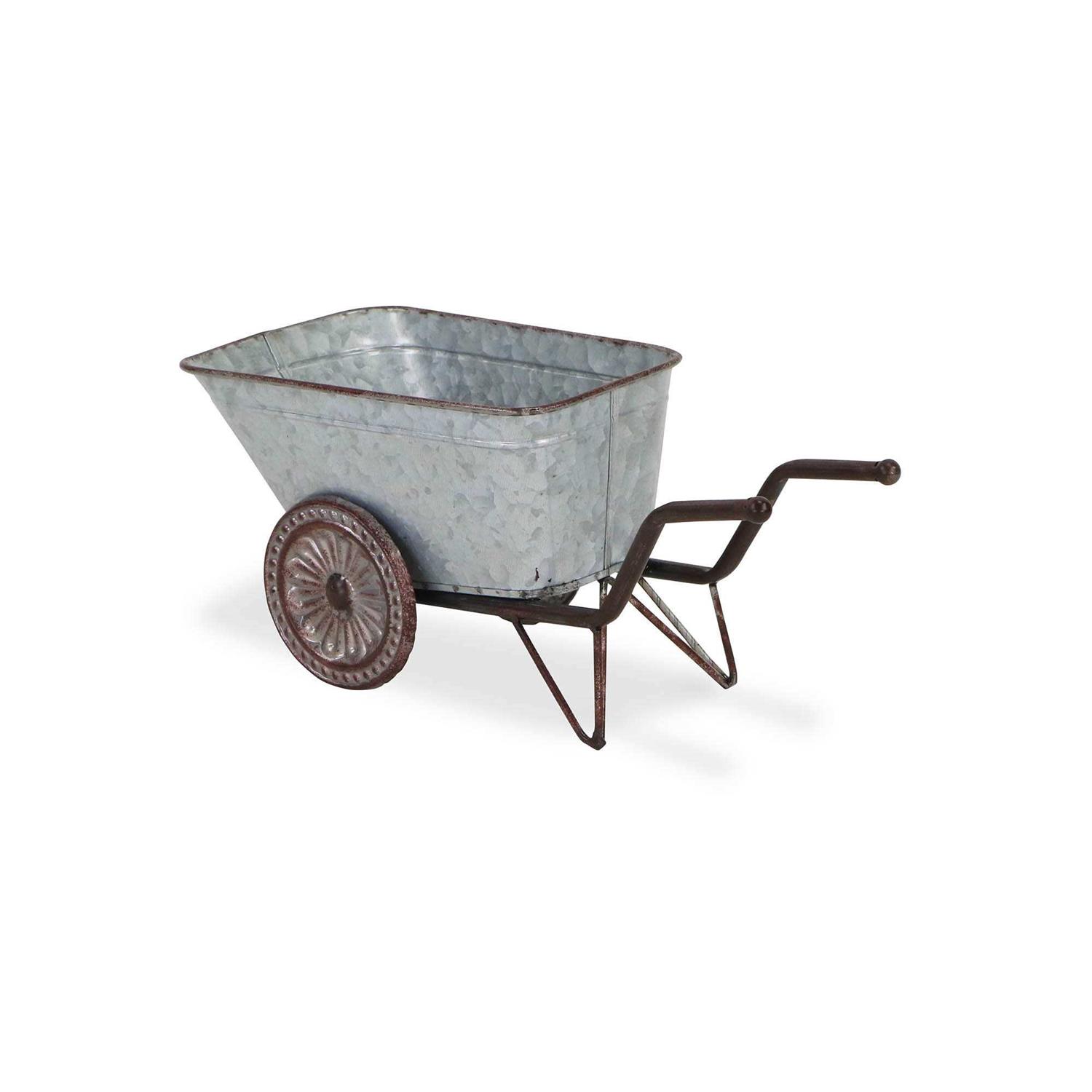 Farmhouse style wheelbarrow themed planter - Image 4