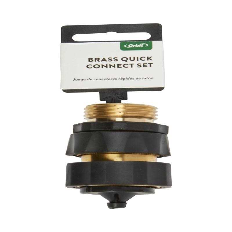 Orbit Brass Quick Connect Set - Image 3