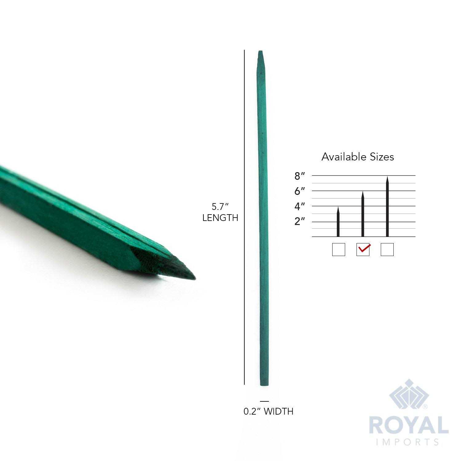 Royal Imports Green Wood Plant Stake - Image 5