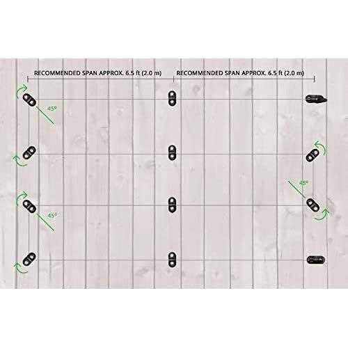 Espalar Surface Mounted Heavy Duty Universal Espalier/Trellis Kit - Image 3