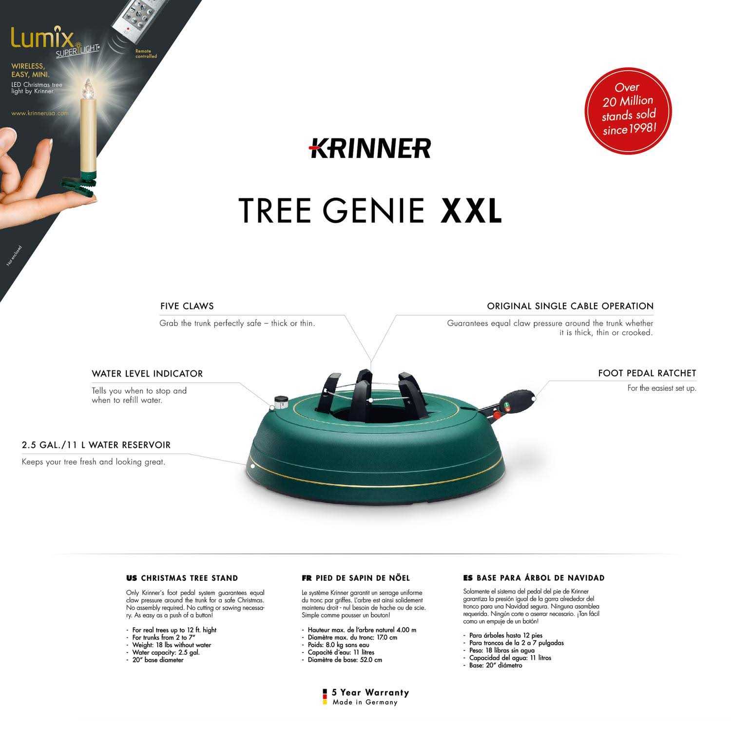 Krinner Tree Genie XXL Christmas Tree Stand - Image 4