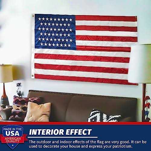 Indestructible American Flags For Outside U.S American Flag Outdoor Heavy Duty,All Weather American Flag Outdoor - Image 4