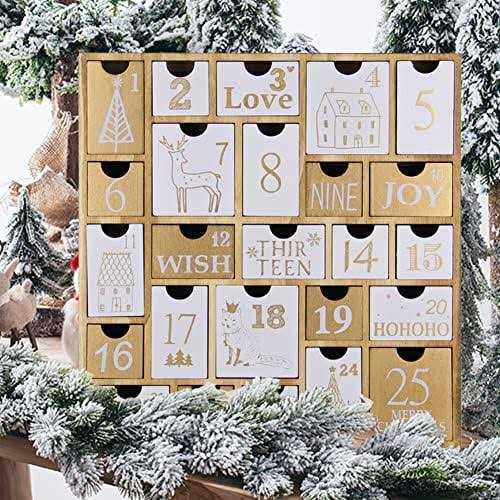 Juegoal Advent Calendar with 25 Drawers Countdown to Christmas - Image 3