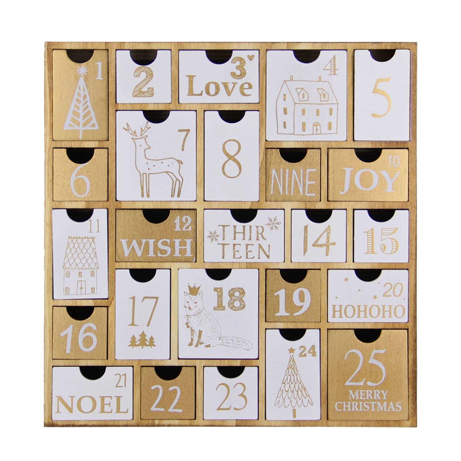 Juegoal Advent Calendar with 25 Drawers Countdown to Christmas - Image 5