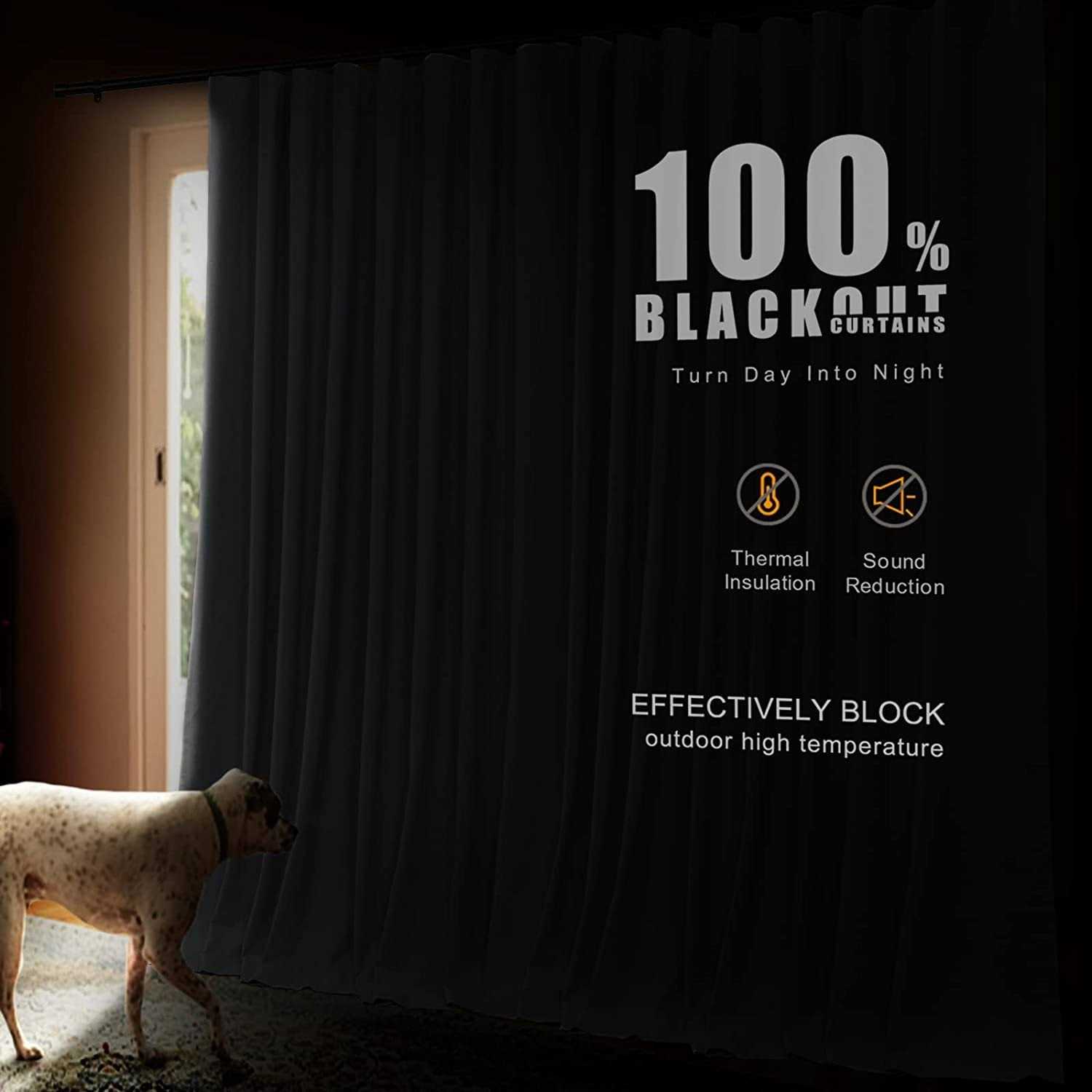 Inovaday Thermal Sliding Door Curtains 100% - Image 4