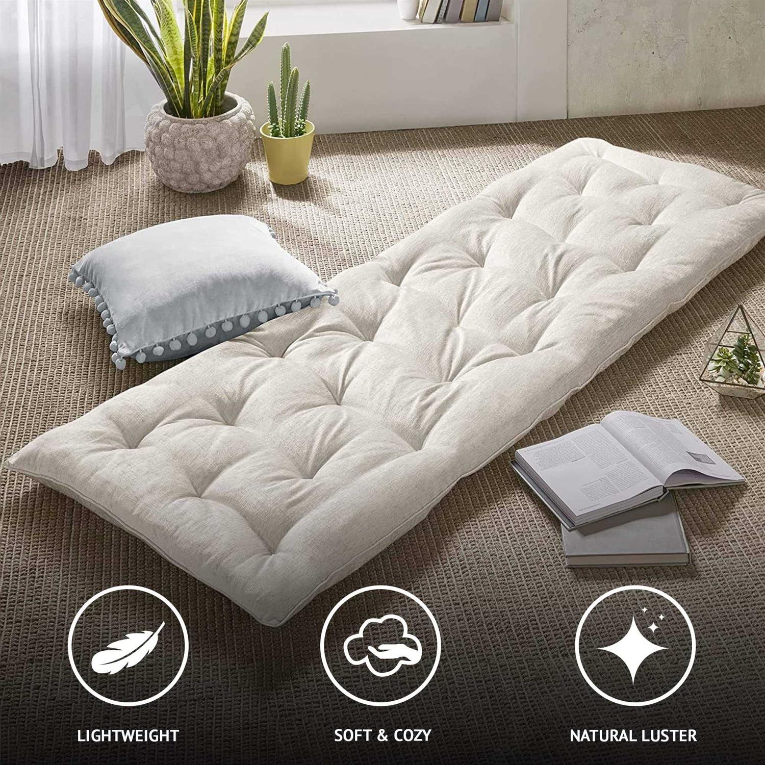 Intelligent Design Edelia Poly Chenille Lounge Floor Pillow Cushion - Image 5