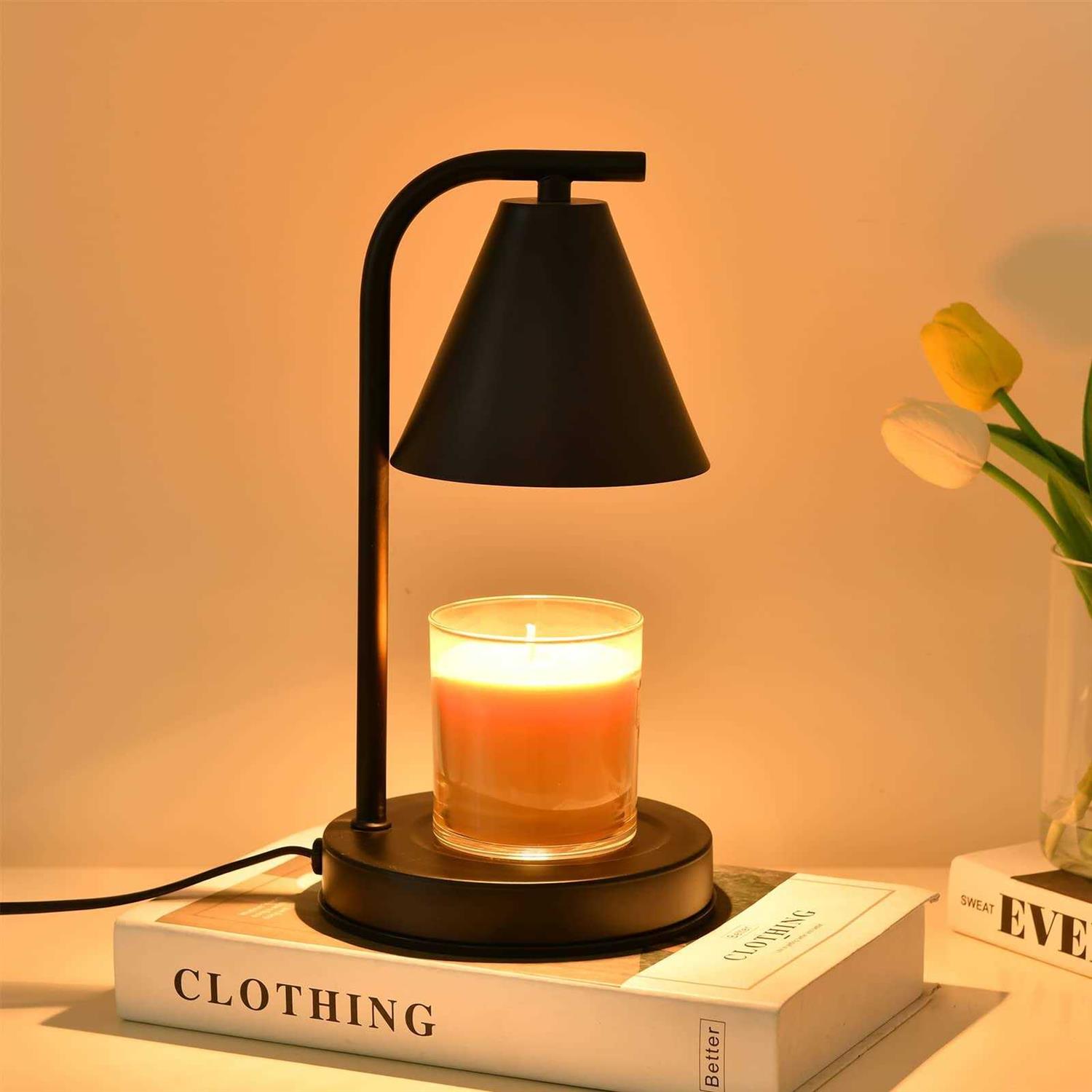 kobodon Candle Warmer Lamp,Compatible with Yankee Candle Large Jar,Metal Candle Lamp Dimmable Candle Melter for Scented Candles Top-Down Candle Melting,Wax - Image 4