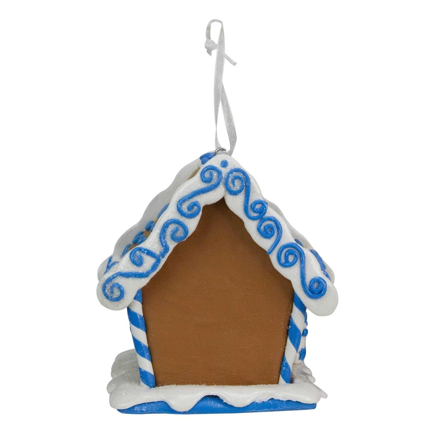 Kurt Adler Gingerbread LED Hanukkah House Ornament - Image 5