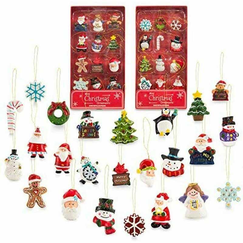 Kurt Adler Petite Treasures 12-Piece Miniature Ornaments Set - Image 5