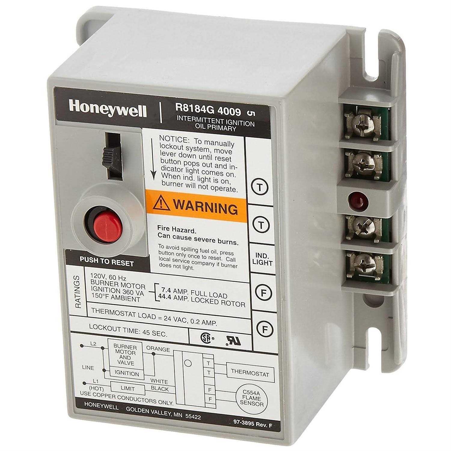 Honeywell R8184G4009 Oil Burner Control - Image 4